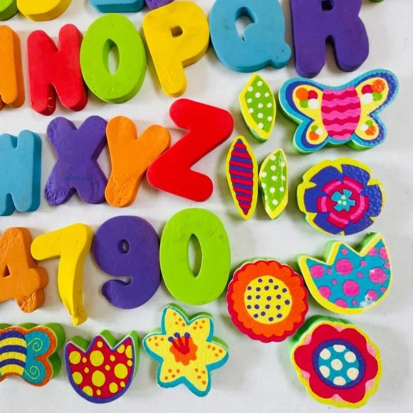 Foam Letters Numbers Flowers Butterfly Cactus Alphabet Kids Learning Educational - Picture 5 of 9